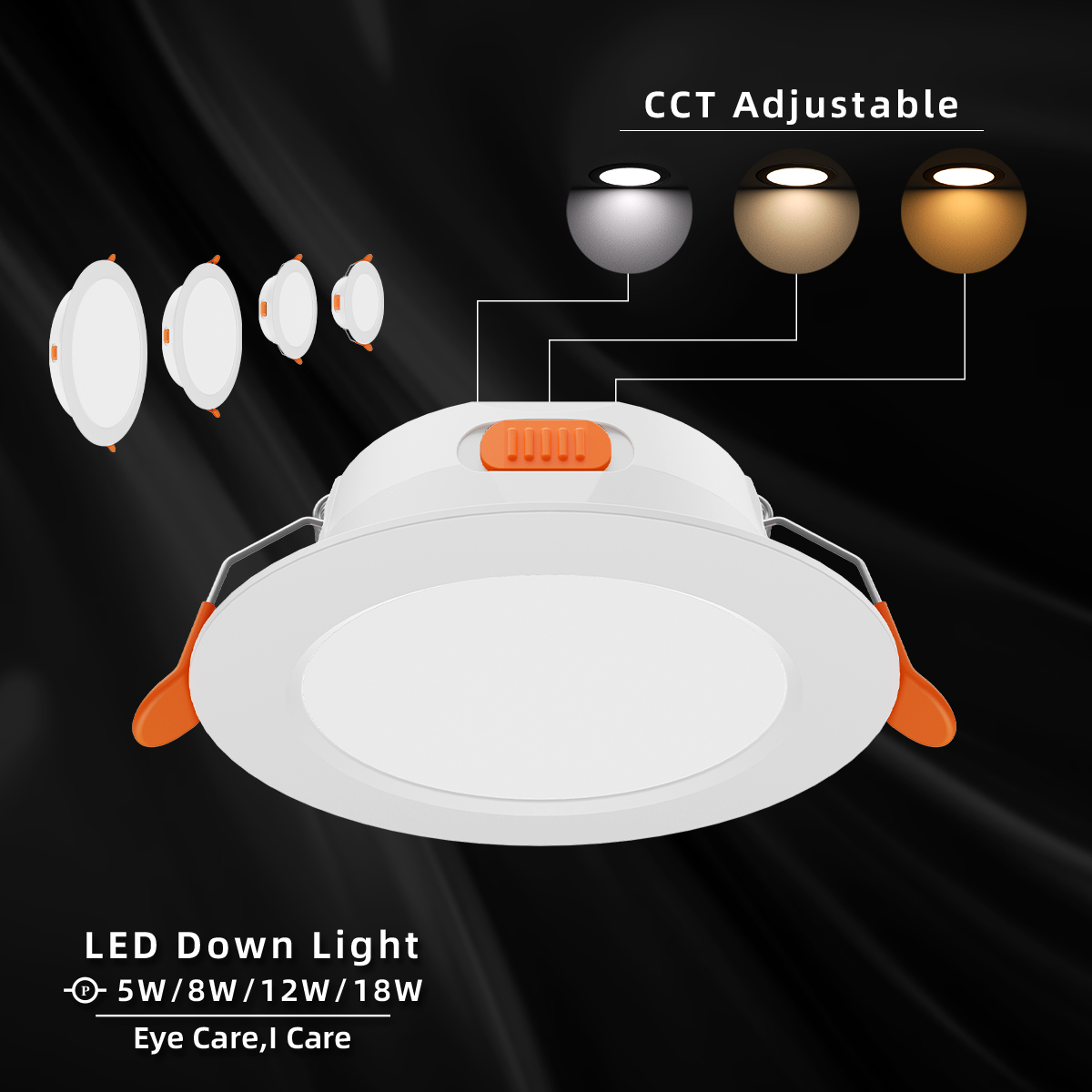 سبت ابيض LIPER SKY CCT 8W IP20 COP