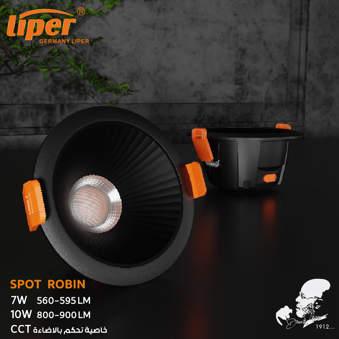 سبت اسود LIPER ROBIN 10W CCT