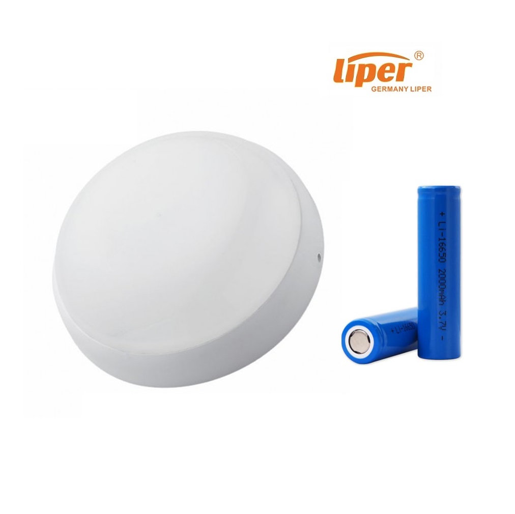 جلب مطري دائري ليد شحن 3 ساعات LIPER EMERGRNCY 30W 4000K IP65