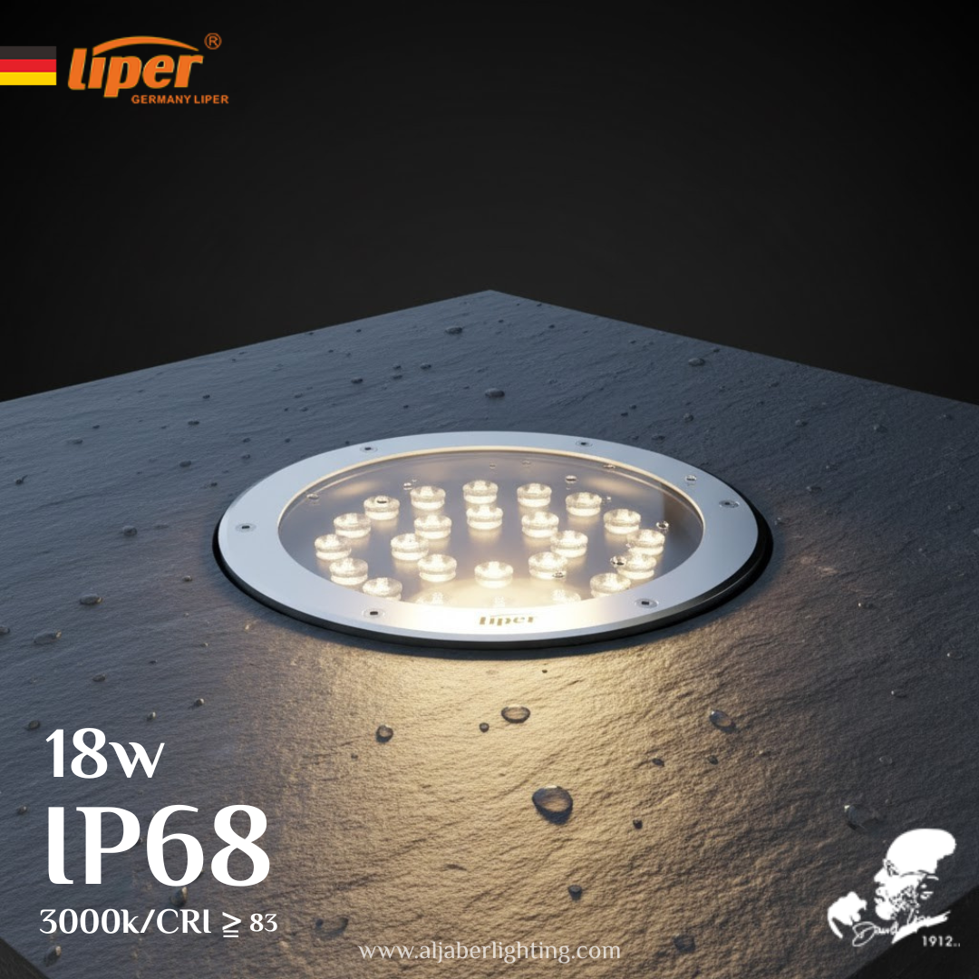 سبت ارض LIPER 18W 3000K IP68