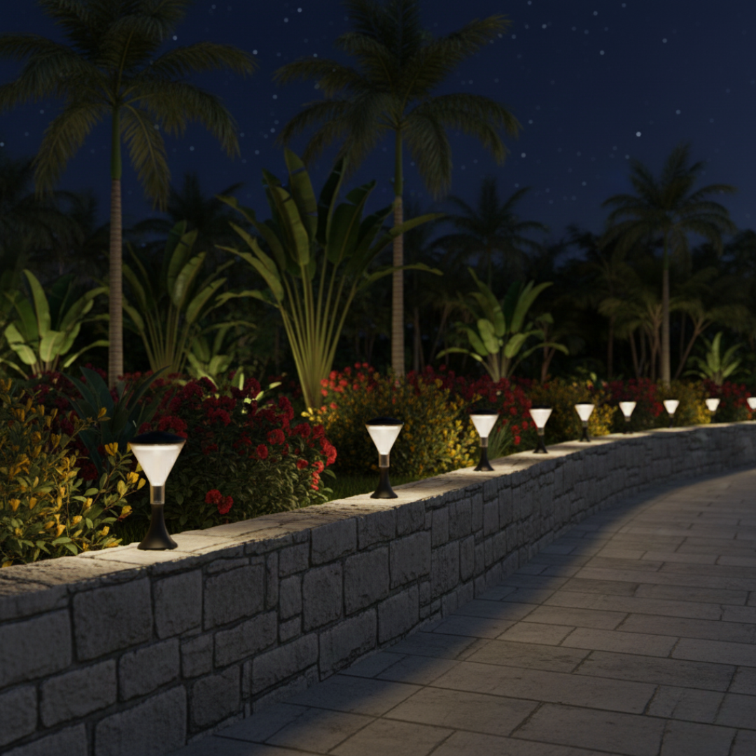 فانوس وقف اسود 003- LUTECA 10500