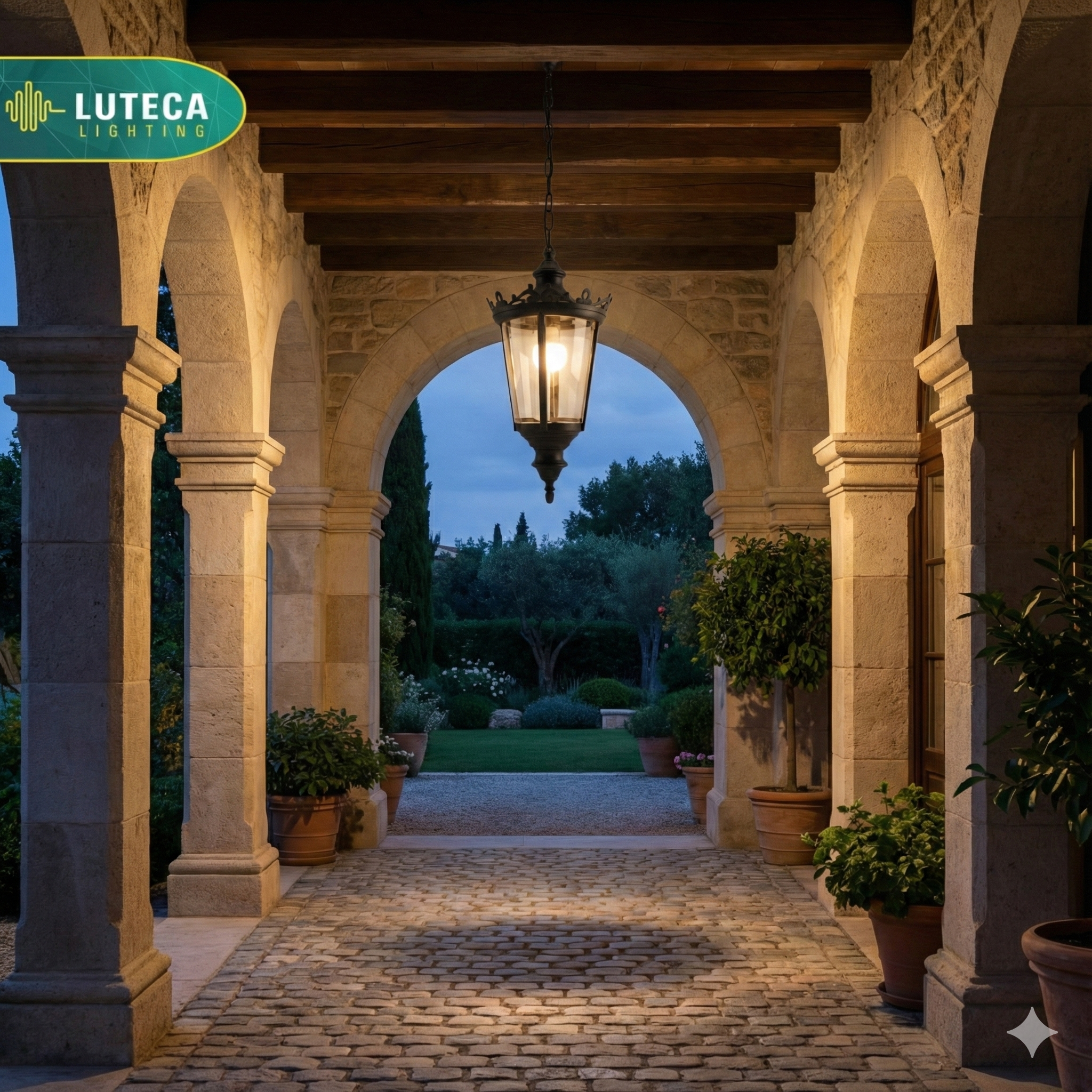 فانوس تعليق اسود LUTECA 9500-003