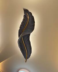 ثرية جنب ريشة اسود 90 سم CCT