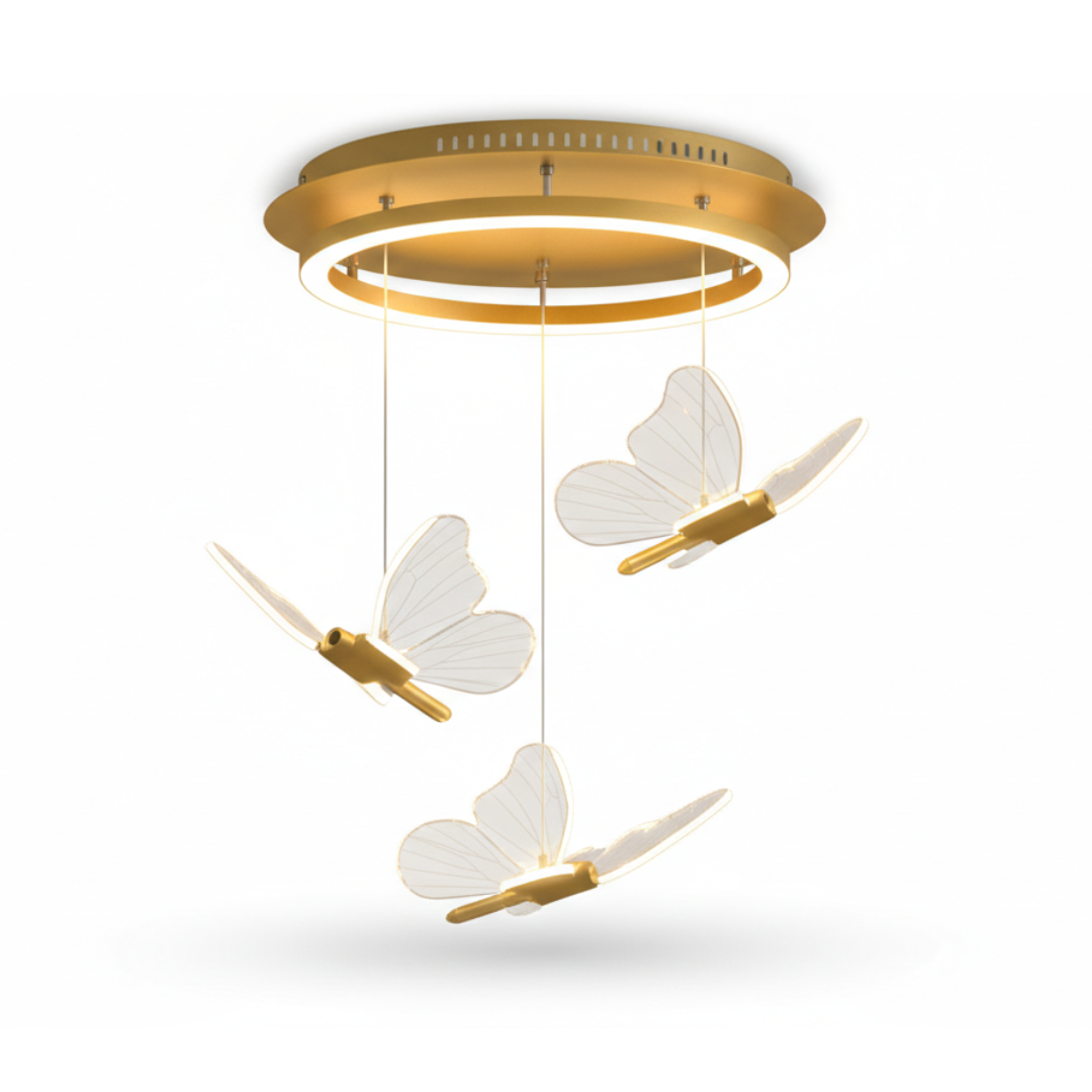 ثرية مودرن ثلاثية فراشة AXD821-3R