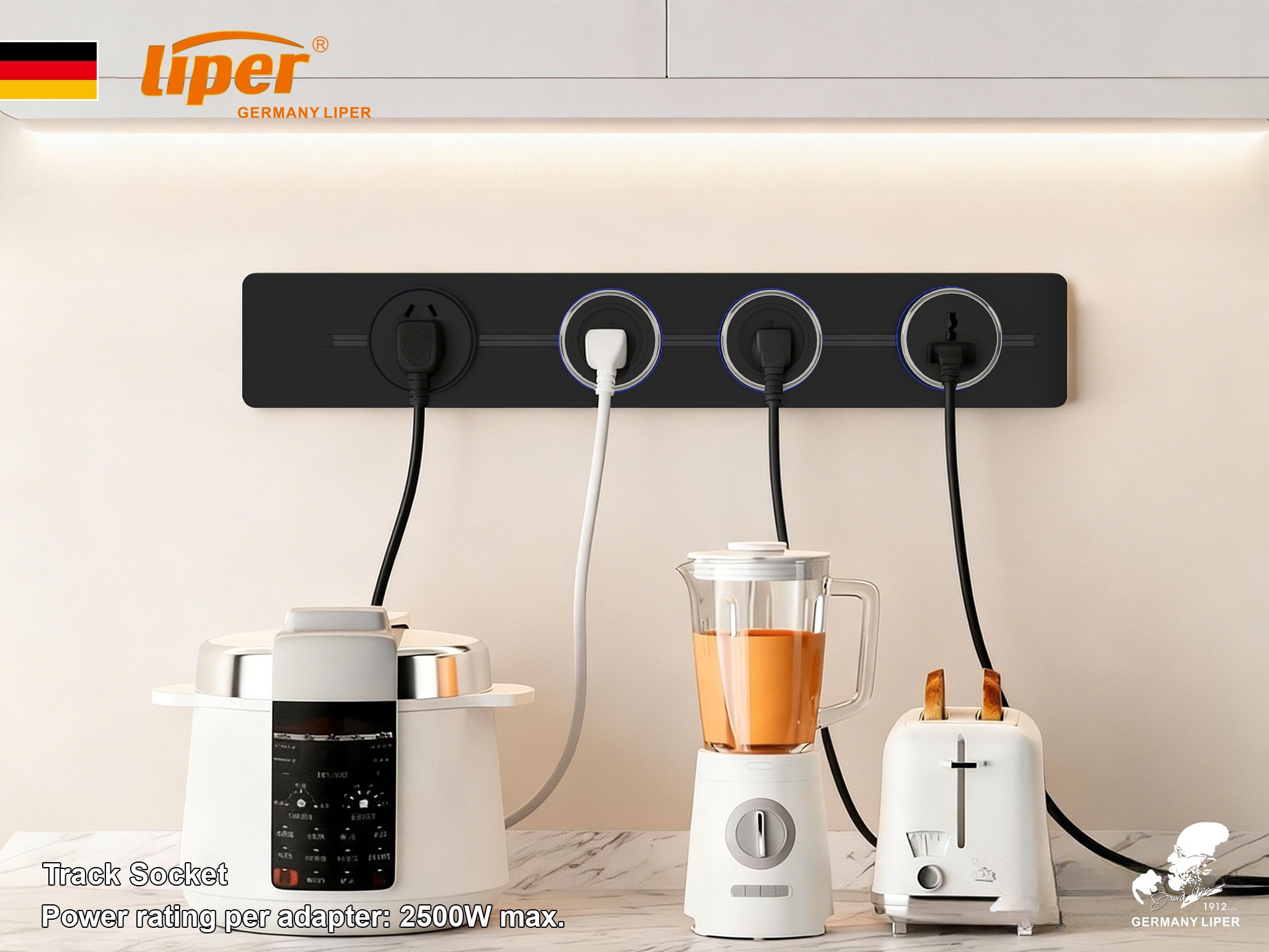 جسر اباريز LIPER TRACK SOCKET 1meter 8000W MAX