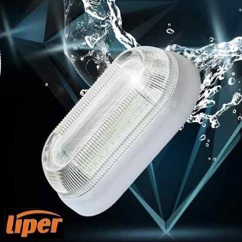 جلب مطري بيضاوي شفاف لد LIPER VICTORIA 20W 6500K IP65