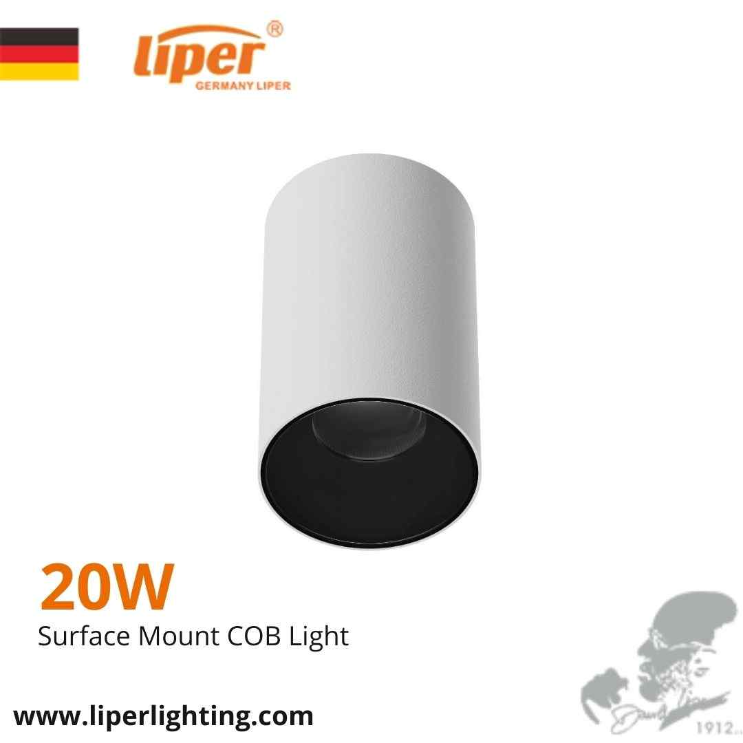 سلندر ابيض ثابت LIPER TEO CCT 20W IP65