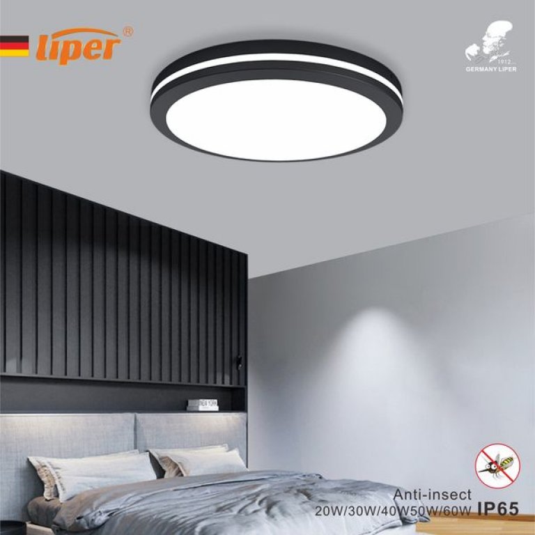 جلب مطري اسود لد LIPER ALFA 40W CCT IP65
