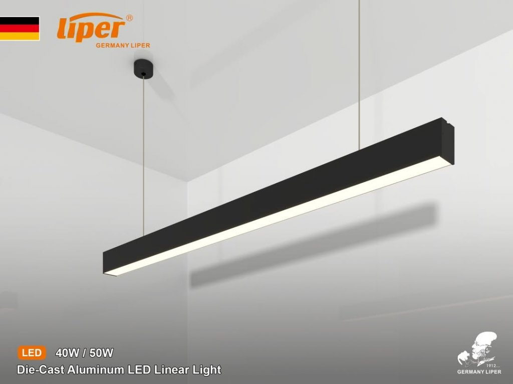 نيون لد اسود تعليق LIPER 6500K 5000LM 50W