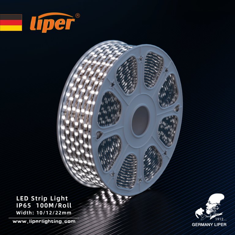 حبل مبسط لد 50 متر LIPER RETA 12W 120LED 220V 4040MM 6500K
