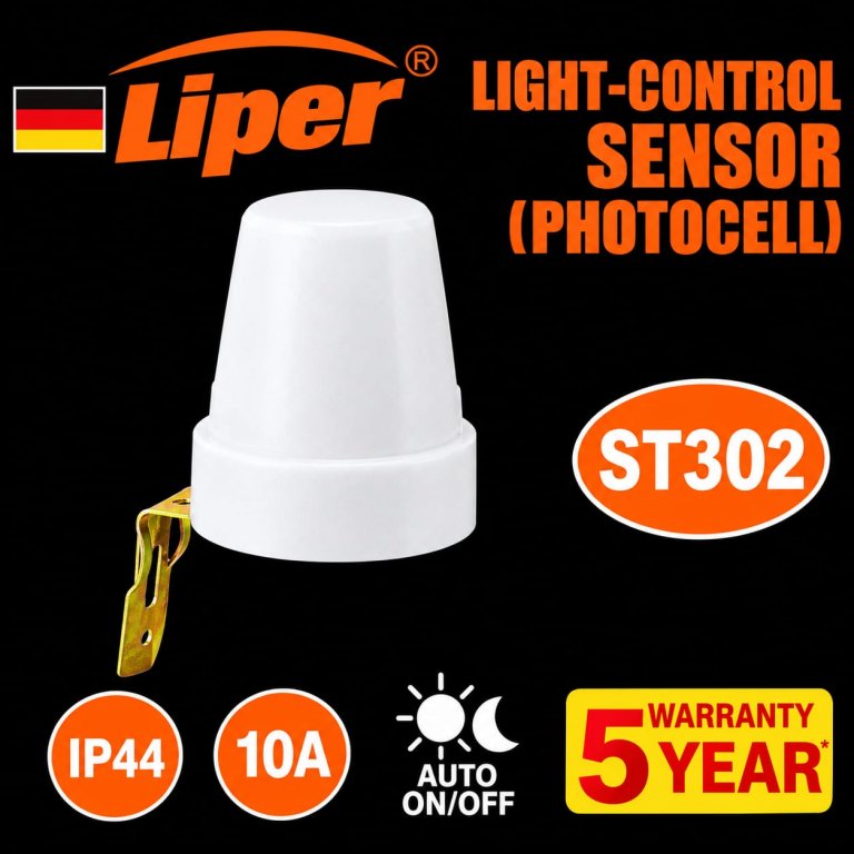 خلية ضوئية ( حساس حركة )  10 امبير LIPER ST302 IP44