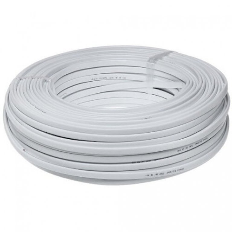 كابل مبسط ايتك ابيض  2.5 * 3 MM